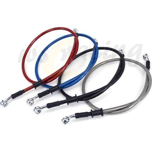Universal Motorcycle 500-2000mm Hydraulic Reinforced Clutch Brake Cable Oil Hose Line Pipe For KTM Kawasaki Harley Pit Dirt Bike