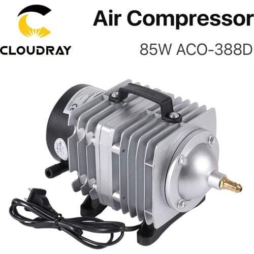 Cloudray 80W Air Compressor Electrical Magnetic Air Pump for CO2 Laser Engraving Cutting Machine ACO-388D