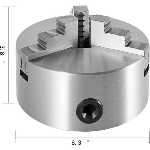 160 mm diameter three-jaw chuck high-precision lathe chuck self-centering chuck with precision bevel gear