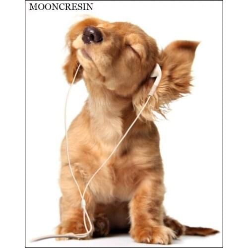 5D Diy Diamond Painting Crystal Loverly Dog Animal Square Rhinestone Diamond Embroidery Cross Stitch Patchwork Mosaic Craft Arts