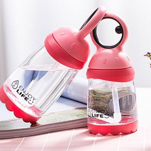 2 Use Baby Water Bottle with Straw 260ML Baby Sippy Cup Infant Feeding Bottle with Handle Drinking Bottle Training Cup