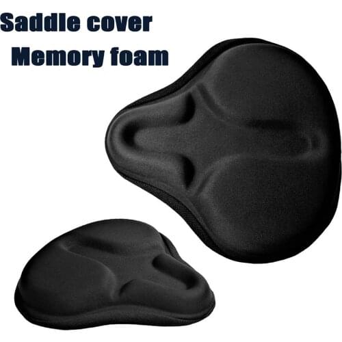 Bike Seat Cover Non-slip Soft Thickened Silicone Cushion Cover Protector Cycling Pad Polyurethane Sponge Cushion Cover