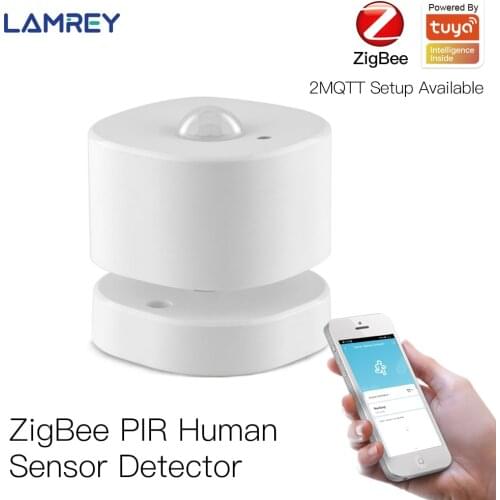 Smart Home Tuya Zigbee Motion Sensor APP Control Pir Detector Infrared Human Body Sensor Support Alexa Google Zigbee 3.0 Hub