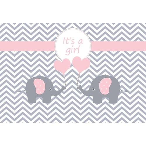 Its a boy chevron Backgrounds photography vinyl fund fotografia baby shower photo Backdrop for photographer studio kits LV-1040