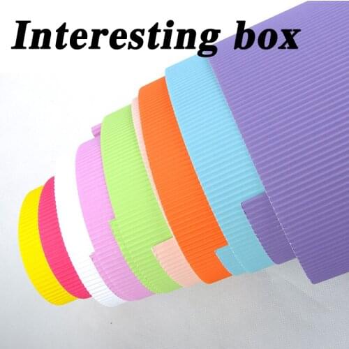 Crab Kingdom Kindergarten Origami Material Art Paper Children Handmade DIY Color Corrugated Paper 50*70cm