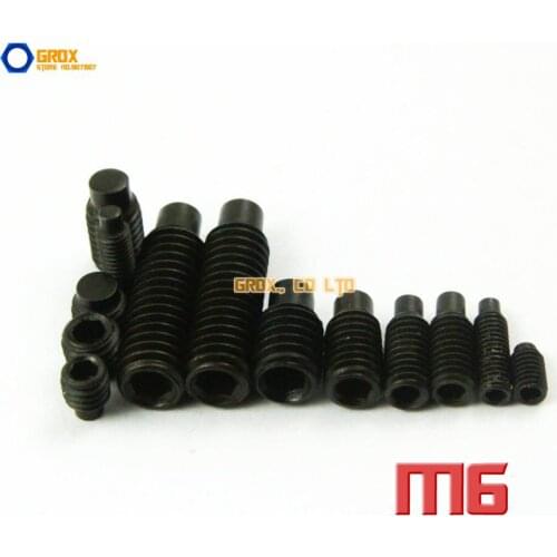 M6 12.9 Grade Alloy Steel Grub Screws Dog Point Hex Socket Set Screw