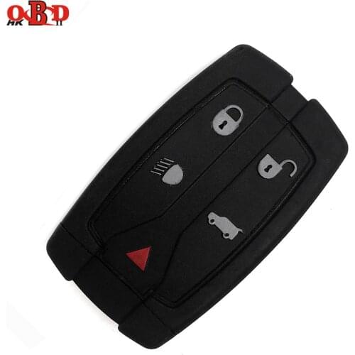 New Good Quality 4+1 Buttons Remote Car Key Case Smart Card Shell For Land Range Freelander 2