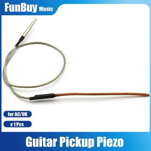 Guitar Pickup Stick Passive Piezo Pickup Soft Saddle Transducer Pickup for Ukulele Acoustic Guitar Classical Guitarra