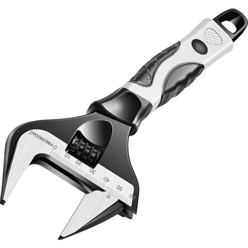 Adjustable Wrench Stainless Steel Universal Wrench Mini Nut Wrench Bathroom Wrench Plumbing Repair Tool Multi-function Wrench