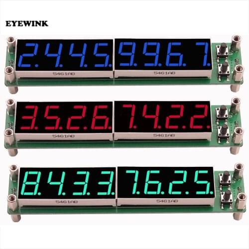 PLJ-8LED-H RF Signal Frequency Counter Cymometer Tester Module 0.1~1000MHz Measuring Tool