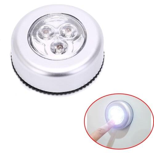 AAA Battery Powered LED Under Cabinet Light led Touch Closet Light Wireless Night Lamp For Kitchen Wardrobe Bedroom Lighting