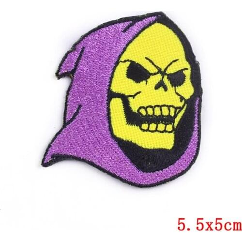 Grim Reaper Thermoadhesive Patches To Stick With Iron On Patches For Clothes DIY Applique Badge Stripes For Jacket Embroidery