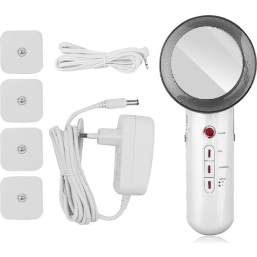 3 In 1 EMS Body Slimming Ultrasound Cavitation Massager Fat Burner Galvanic Infrared Ultrasonic Therapy Dropshipping