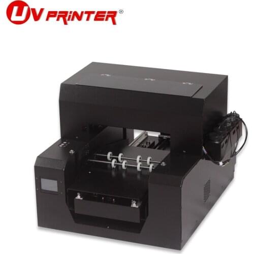 3D relief/cylinder/sphere pattern printer A3 UV flatbed large format 6-color split ink cartridge with rotating drum