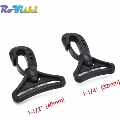 500pcs/pack Plastic Swivel Snap Hooks for Bag Belts Straps Keychain Clasp Backpack Accessories
