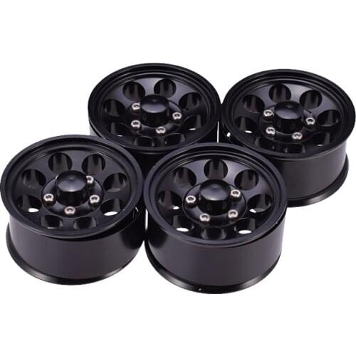 AUSTARHOBBY AX-516 4PCS 1.55 Inch Metal Wheel Rim Beadlock Hub for 1/10 RC Crawler Car