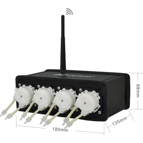 Auto Dosing Pump F4 Peristaltic Pump for Marine Tank Coral Reef Coral Feeder Titration Pump Four Micro-peristaltic Pumps