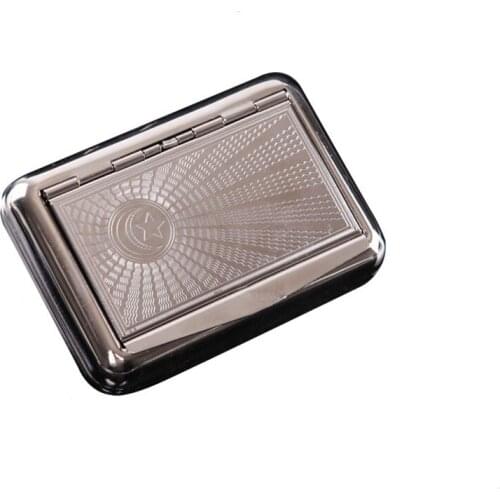 Stainless Steel Cigarette Case Smoking Accessories Metal Cigarette Box Cigarette Holder Tobacco shreds Box