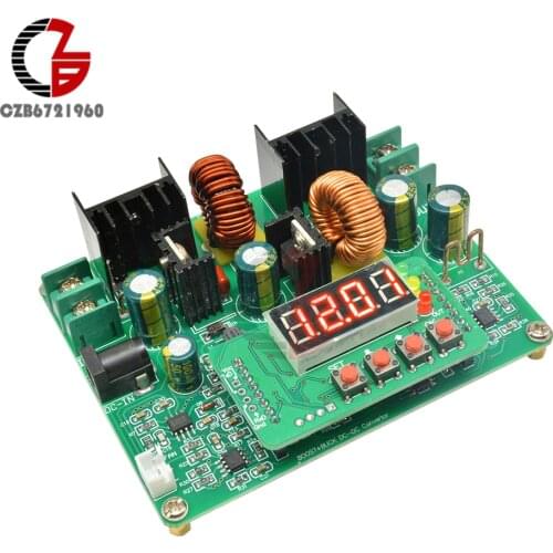 DC-DC 38V 6A Digital LED Display Boost Module Voltage Step-up Step-down Power Module Boost Buck Converter Transformer Board