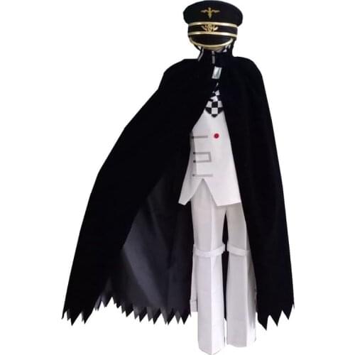 Danganronpa V3 Killing Harmony Ouma kokichi Cosplay Costume With Wig Cloak Cosplay Outfit Full Set Halloween Carnival Costumes