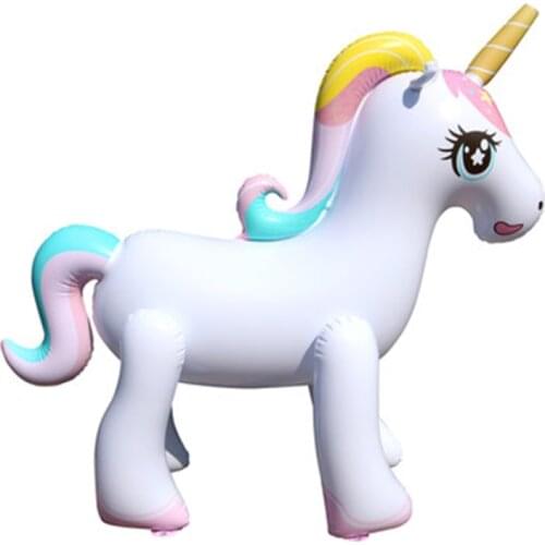 Kids Backyard Toy Inflable Unicorn Spray Water Park Horse Summer Outdoor Inflatable Animal Pool Toys for Children