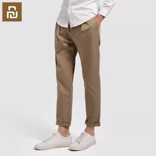 Youpin stretch cotton casual pants trend comfortable Baidu 9 points pants xiaomi youpin mens casual pants