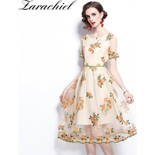 HAMALIEL Summer Short Sleeve Dresses