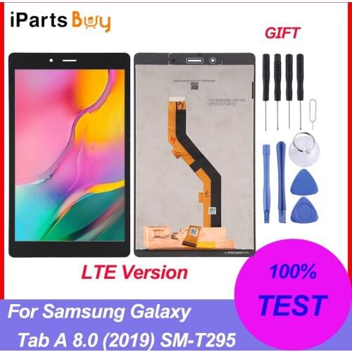 IPartsBuy for Samsung Galaxy Tab A 8.0 (2019) SM-T295 LCD Screen and Digitizer Full Assembly (LTE Version)