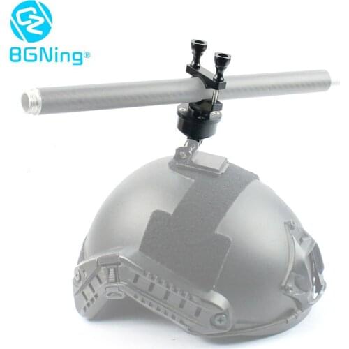 Helmet 360 Degree Automatic Rotation Base Mount Adapter for 22-32mm Arm Tube for Gopro 8 7 6 5 4Session yi Cycling Skydiving Ski