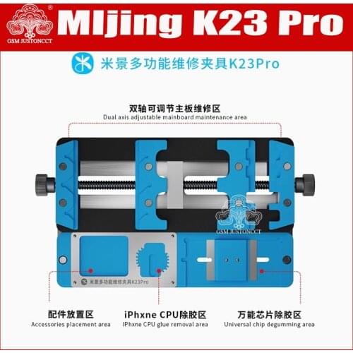 Mijing K23 Pro Universal PCB Holder Double-Shaft Motherboard Jig Fixture for Phone BGA IC Chip Soldering Repair Remove Glue