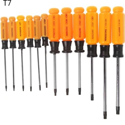 Hexagon Screwdriver Multifunctional Hand Tool Screw Repairing Kit Hex Key Set T5 T6 T7 T8 T9 T10 T15 T20 T25 T27 T30 T40
