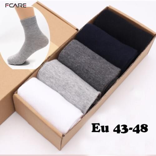 10PCS=5 pairs Plus size big Cotton men Dress Socks business 43,44,45,46,47,48 large 3XL male Calcetines Classic Sox Meias