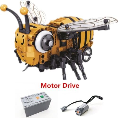 2020 NEW Technic Moc Electric Remote Function Control bee Box Building Blocks Sets Bricks Power Model Kids Toys