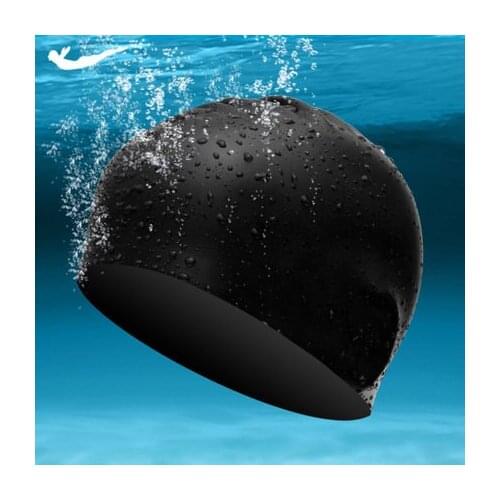 New Arrive Adult bathing cap Men&women swimming caps Earmuff cap Swimming waterproof 100% pure silica gel 6 colors Free shipping