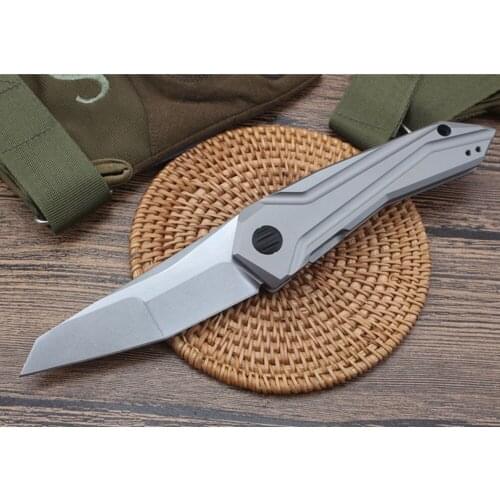 ZT Knife 0055 ZT0055 S35VN Blade Titanium Alloy Handle Ball System Pocket Folding Hunting Survival Tactical Tool EDC Knife