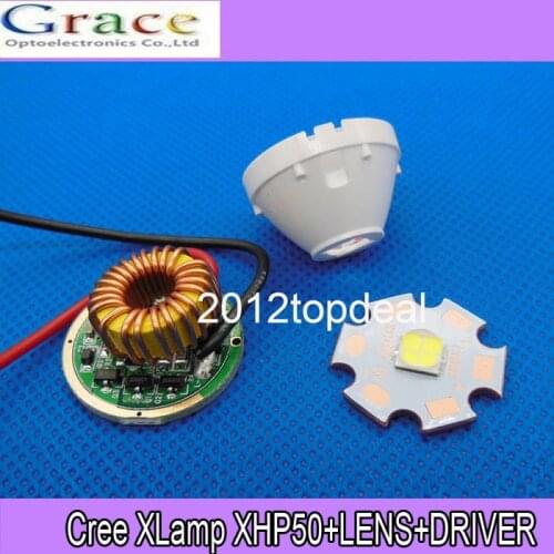 1PCS Original authentic 18W 6V Cree XHP50 XHP-50 Led Emitter Lamp Light Cool White 6500K On 20MM Copper PCB Board