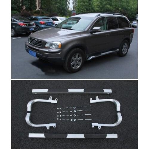 High quality Aluminum alloy Running Boards Side Step Bar Pedals Fits For Volvo XC90 1997-2014