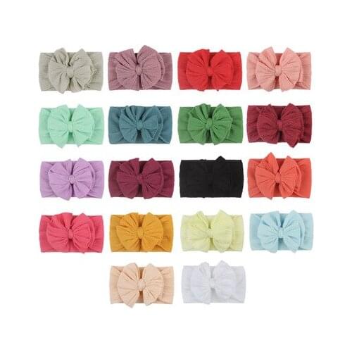 Bowknot Baby Headband Elastic Turban Hairband Bows kids Baby Girl Headbands Hair bands for Baby Girls Hairband Hair accessories