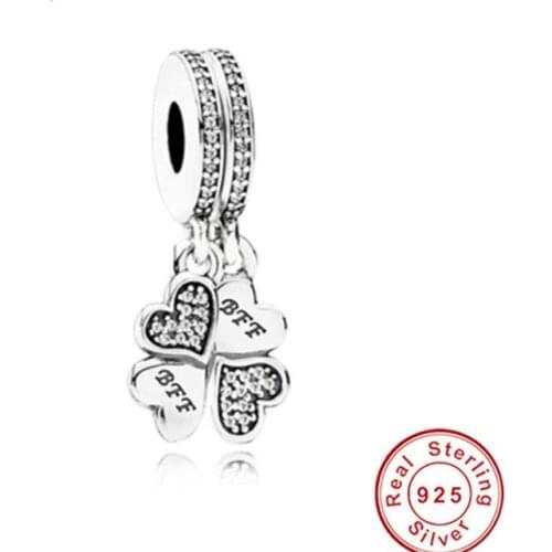 SALE Fine jewelry Heart of the pendant 925 Sterling Silver Charm bracelet necklace diy Beads Fit Original Yuede for Girl Gift