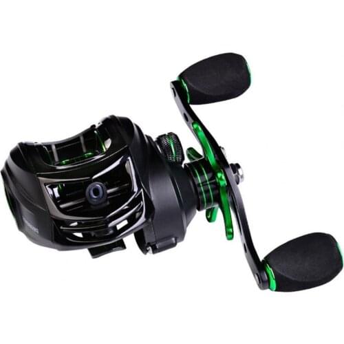 Fishing Reel 7.2:1 Gear Ratio Magnetic Brake Metal Water Drop Fishing Wire Reel Angling Fishing Reel