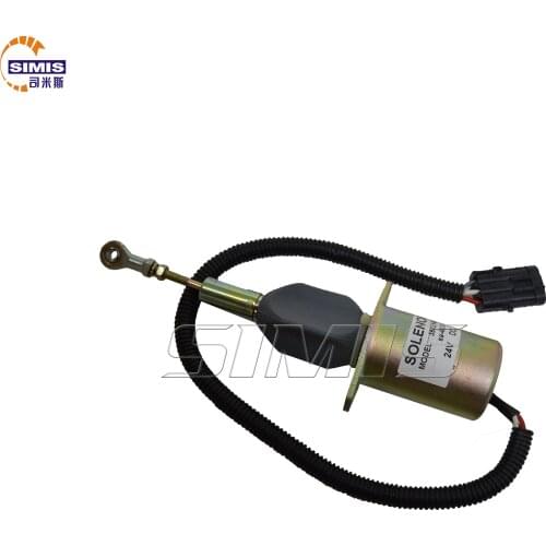 SIMIS Fuel Shutoff Solenoid 24V for Cummins 6BT/5.9L