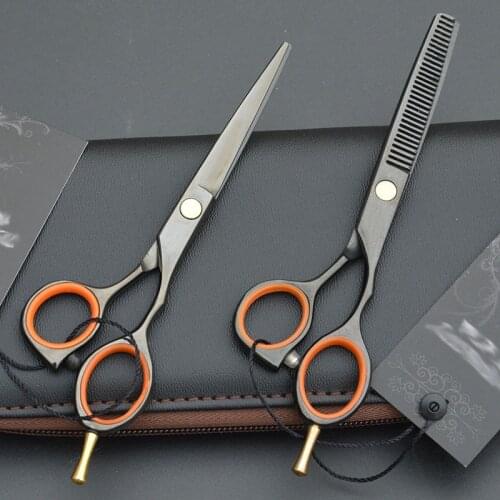 Sr-6cr-001 Stainless Steel Hair Scissors Salon Hairdressing Shears Regular Flat Teeth Blades