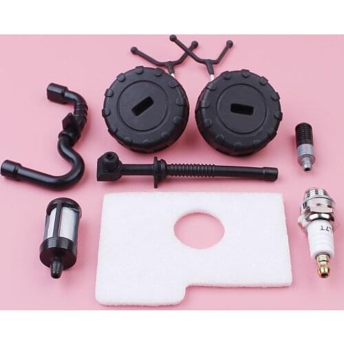 Air Fuel Oil Filter Line Hose Tank Cap For Stihl MS180 MS170 018 017 MS 180 170 Chainsaw Spare Part Spark Plug Kit