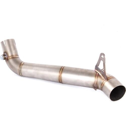 Slip on Motorcycle Exhaust Middle Connect Tube Mid Link Pipe Stainless Steel For Honda CBR1000 2008-2011 2013-2016