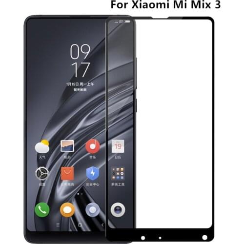 1PCS Full Glue Coverage Glass sFor Xiaomi Mi Mix 3 Screen Protector Coverage Protective Film Xiaomi MiMix3 Glass Xiaomi Mi Mix 3