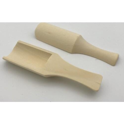 10pcs Naturel Wooden Coffee Tea Sugar Salt Spoon Scoop Kitchen Utensil Set Wood Spoon