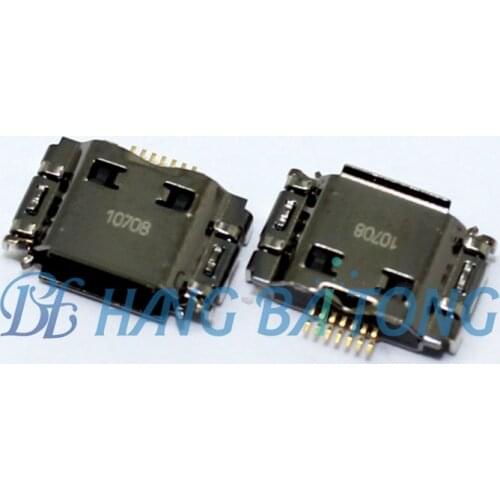 10pcs new Original micro usb jack female connector for Samsung i9000 i9008 S8000 S5630C S5620 S5660 charging port socket plug