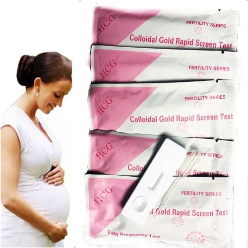 5 Pcs Early Pregnancy Ph Test Strips Household Home Private Urine Measuring Women Lh Hcg Early Testing Kits Pregnancy Test Kit