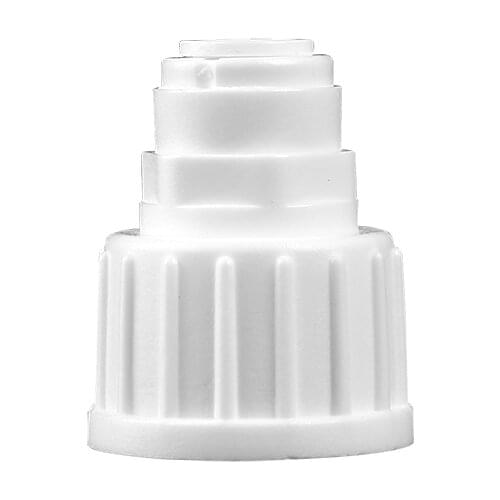 3/4" Female Thread - 3/8" OD Tube PE Pipe Fitting Hose Straight Quick Connector Aquarium RO Water Filter Reverse Osmosis System