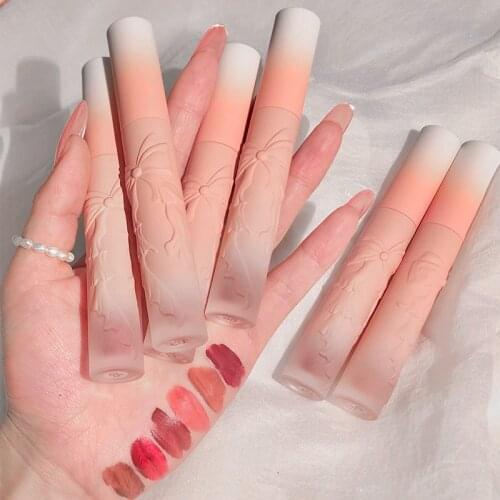 6 Colors Retro Velvet Matte Lipstick Comestic Waterproof Long Lasting Lip Gloss Silky Lipgloss Sexy Red Lip Makeup